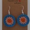 Circle Flower Earrings - Image 4