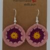 Circle Flower Earrings - Image 2